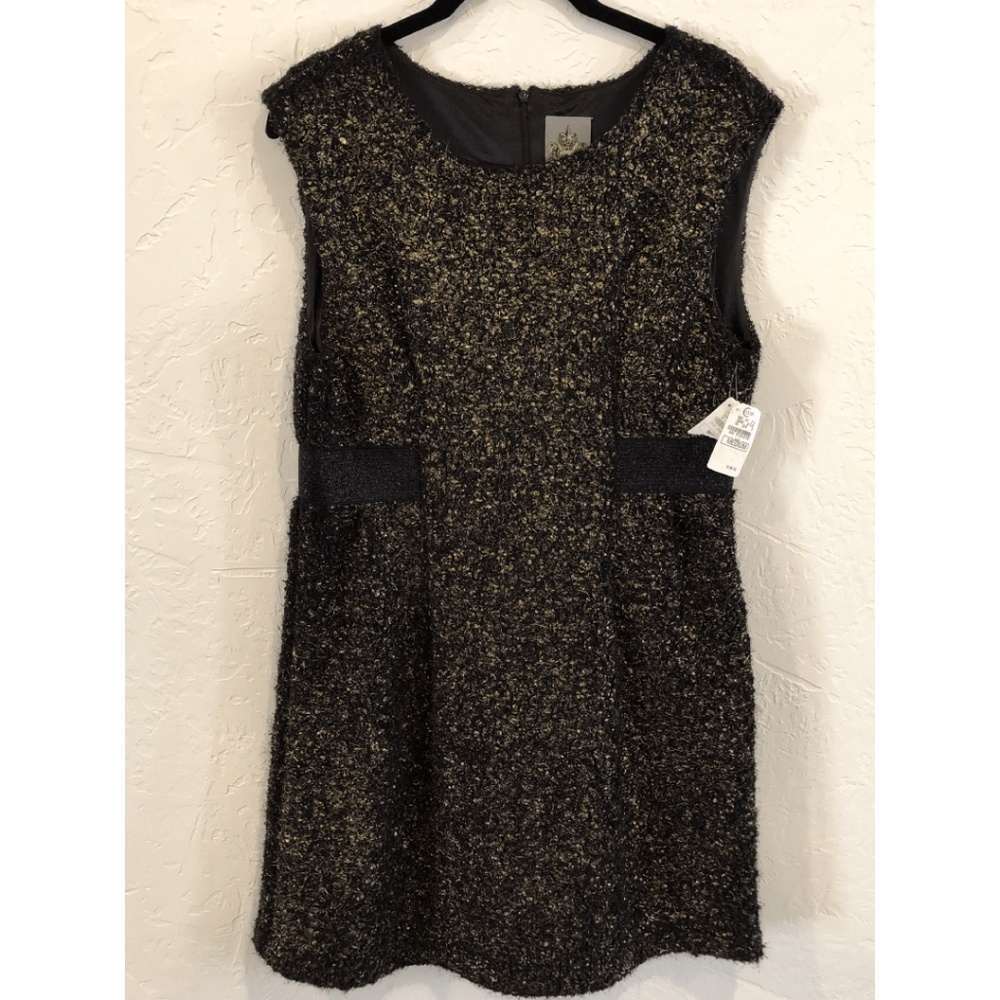 MK2K Sleeveless Tweed Boucle dress NWT